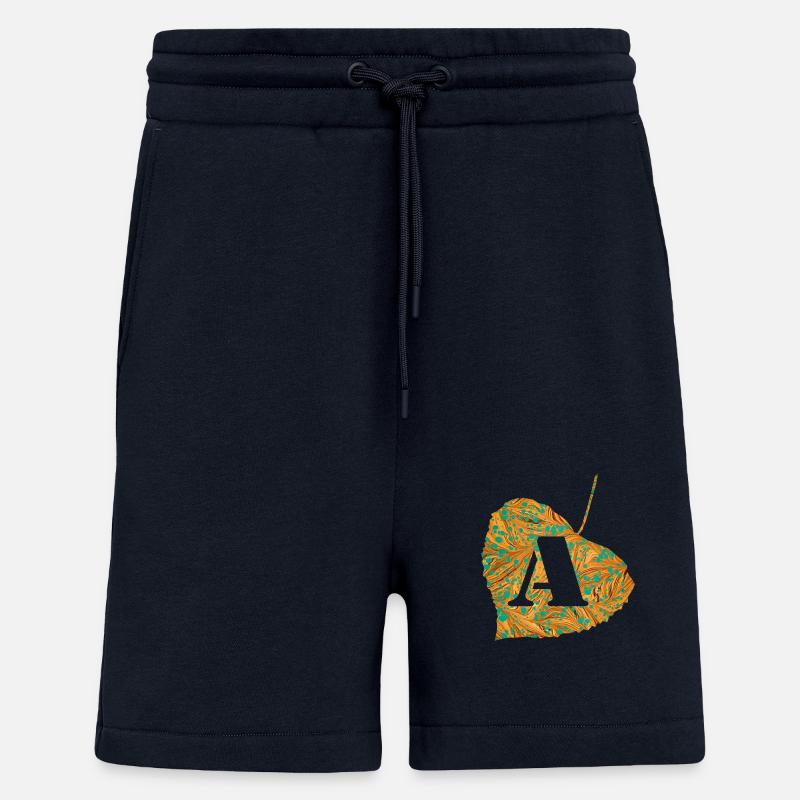 Feuille E 95 A - Short bio décontracté fabriqué en UE - DARK NAVY