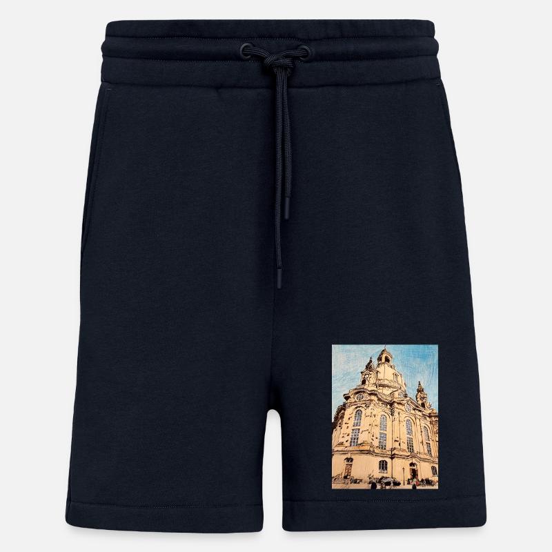 Frauenkirche zu Dresden - Shorts - made by SPREAD - DARK NAVY