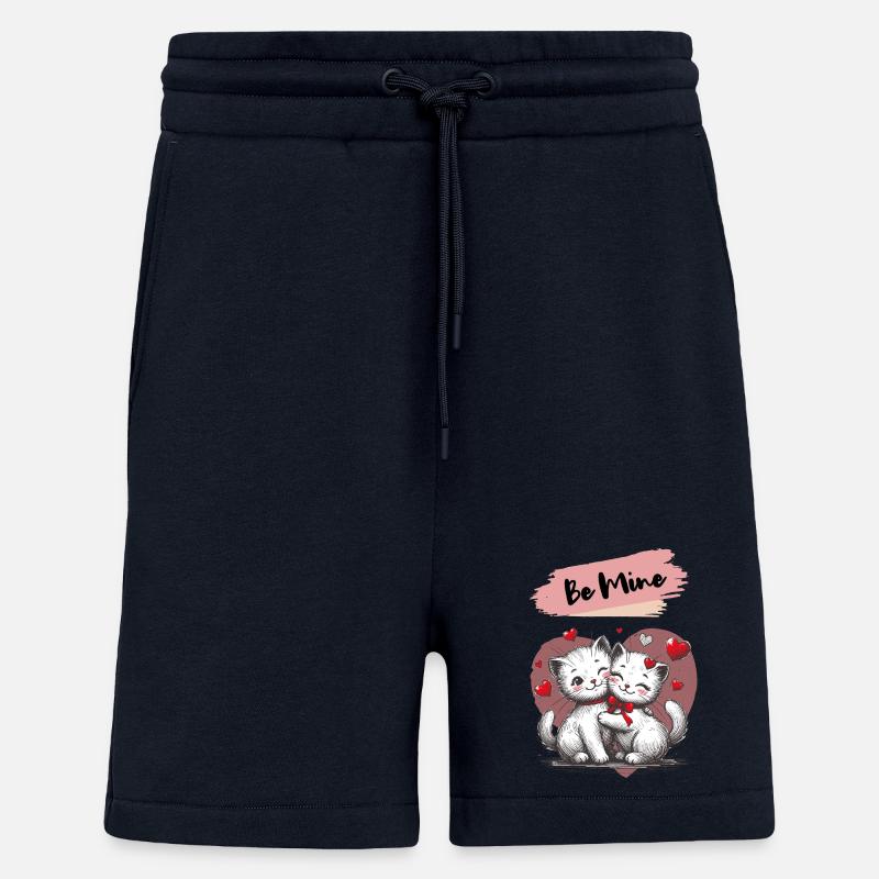 Be Mine Katzenkuscheln mit Herzen - Shorts - made by SPREAD - DARK NAVY