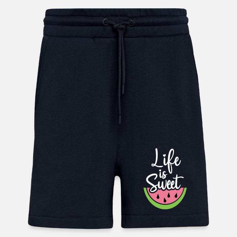 La vie est douce - Short bio décontracté fabriqué en UE - DARK NAVY