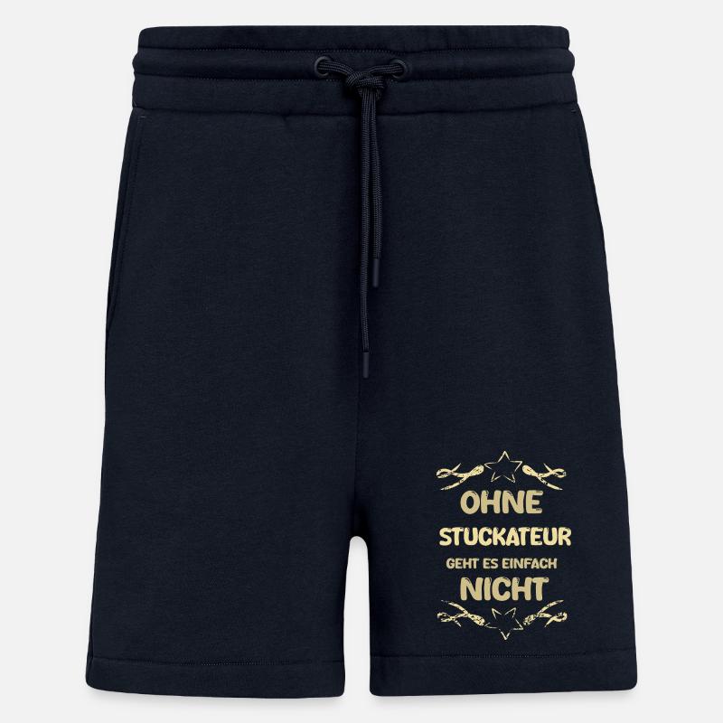 Plâtrier - Short bio décontracté fabriqué en UE - DARK NAVY