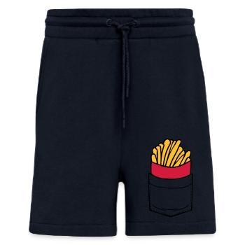 Brusttasche Pommes Frites - Shorts - made by SPREAD - DARK NAVY - Vorne