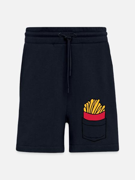 Brusttasche Pommes Frites - Shorts - made by SPREAD - DARK NAVY
