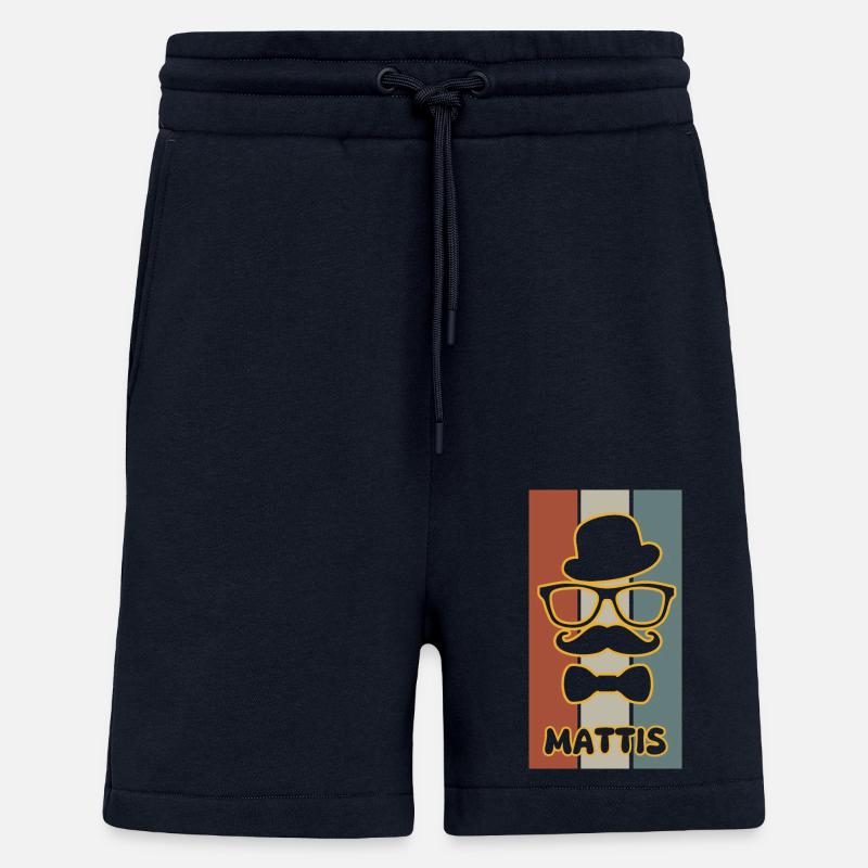 Mattis comme nom - Short bio décontracté fabriqué en UE - DARK NAVY