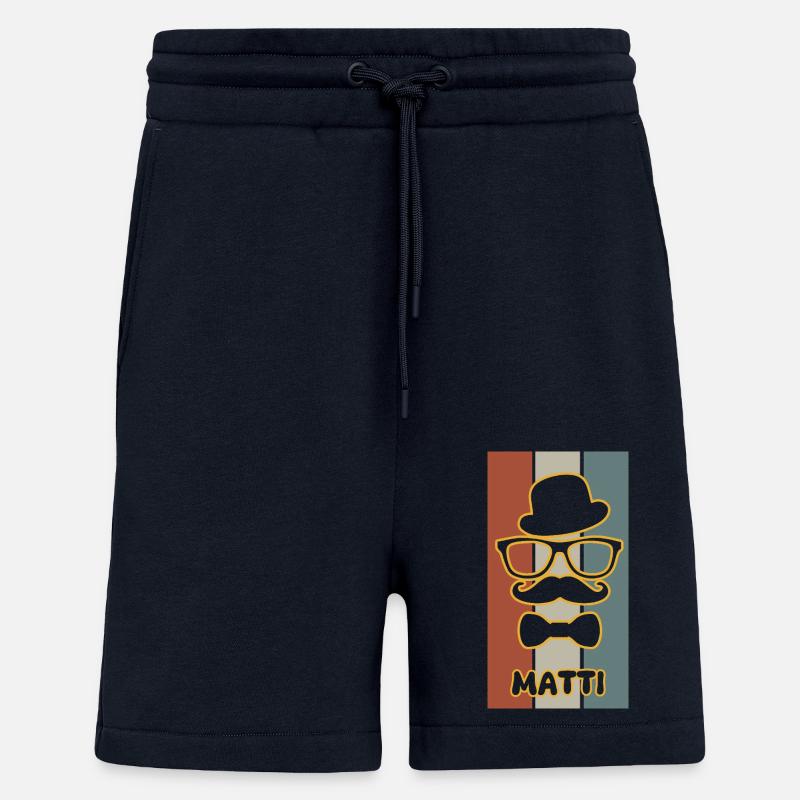 Matti as a name - Shorts - made by SPREAD - DARK NAVY