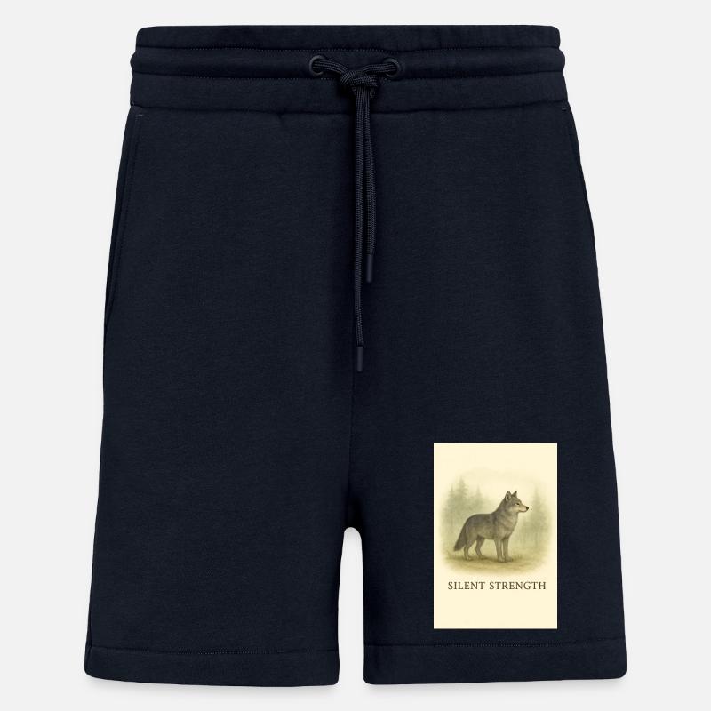 Silent Force Wolf - Shorts - made by SPREAD - DARK NAVY