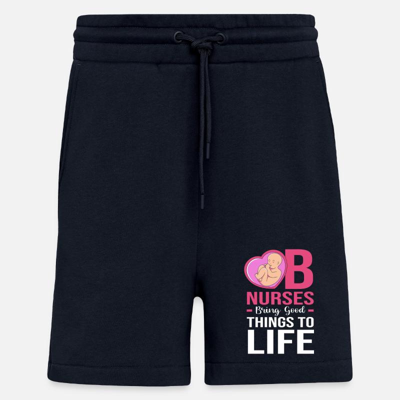 Krankenschwester Schwangerschaft Krankenhaus - Shorts - made by SPREAD - DARK NAVY