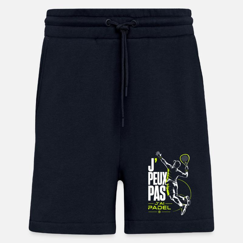 J’Peux Pas J’ai Padel Neon - Short bio décontracté fabriqué en UE - DARK NAVY