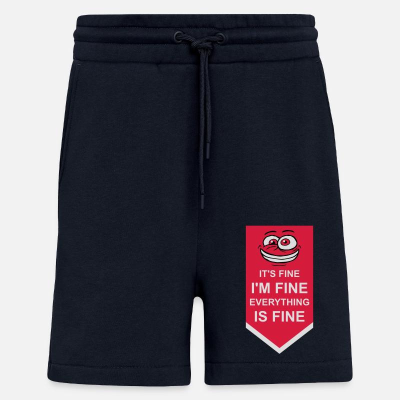 Tout va bien devis - Short bio décontracté fabriqué en UE - DARK NAVY