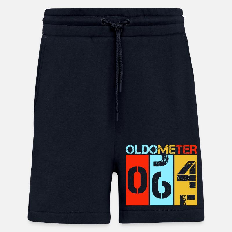 Oldometer 64 Sixty Fourth Birthday - Shorts - made by SPREAD - DARK NAVY