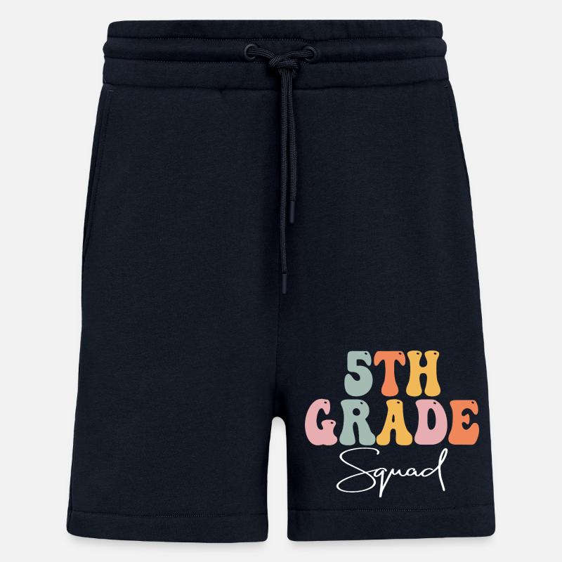 Fifth Grade Squad Vibes - Shorts - made by SPREAD - DARK NAVY