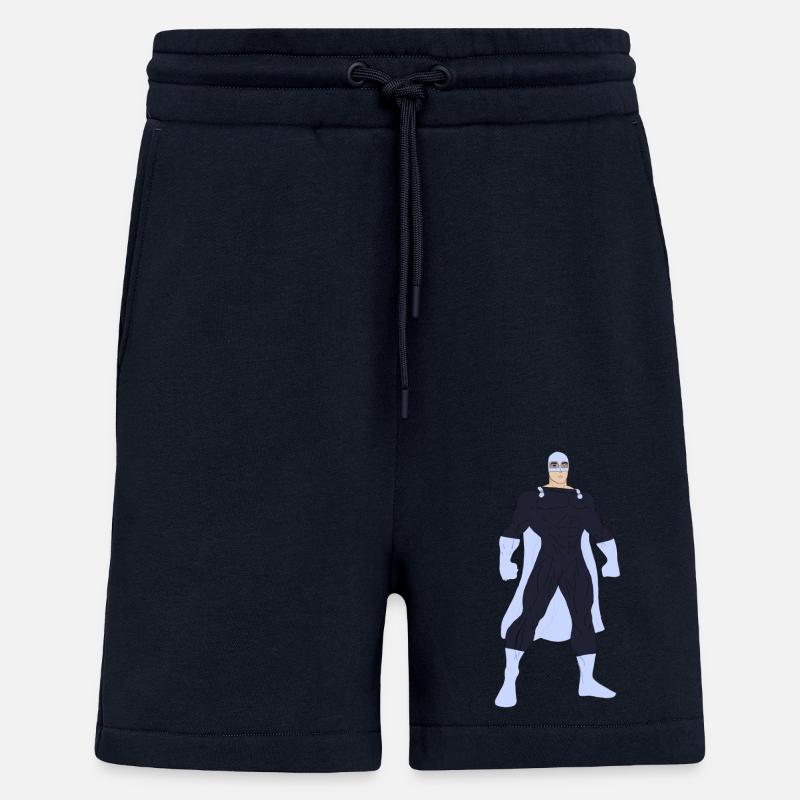 Soyez un super-héros ! Soyez courageux ! - Short bio décontracté fabriqué en UE - DARK NAVY