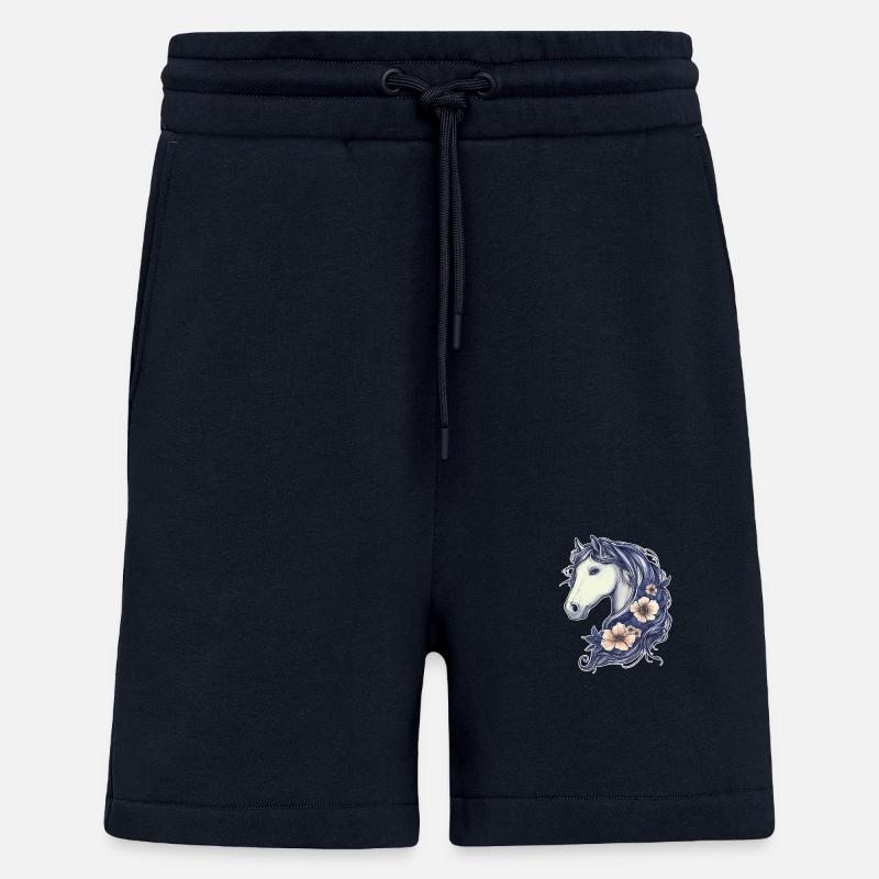 Cheval mignon - Short bio décontracté fabriqué en UE - DARK NAVY