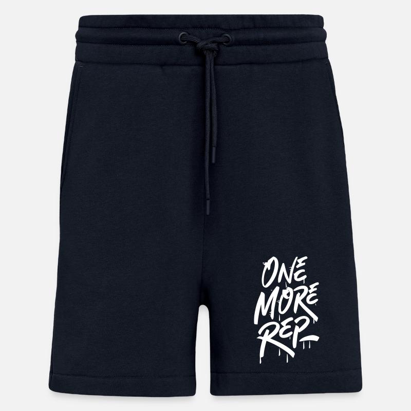 "One More Rep"-Geschenk, Motivation - Shorts - made by SPREAD - DARK NAVY