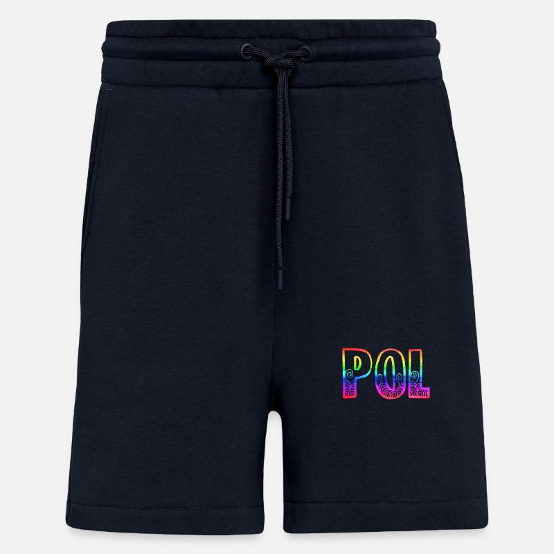 Pol RS Arc-en-ciel - Short bio décontracté fabriqué en UE - DARK NAVY