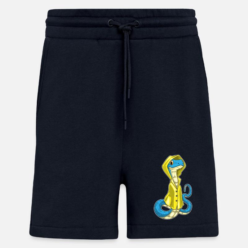 Snake Rain Jacket - Shorts - made by SPREAD - DARK NAVY