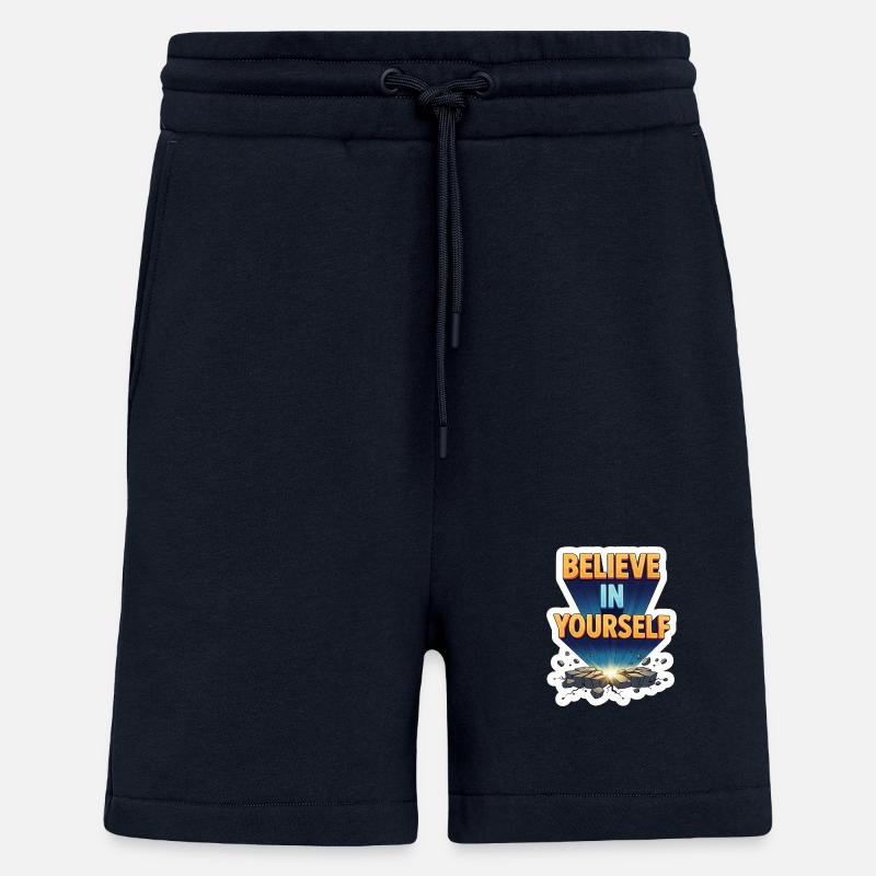 Explosion de pouvoir Croyez-en vous - Short bio décontracté fabriqué en UE - DARK NAVY