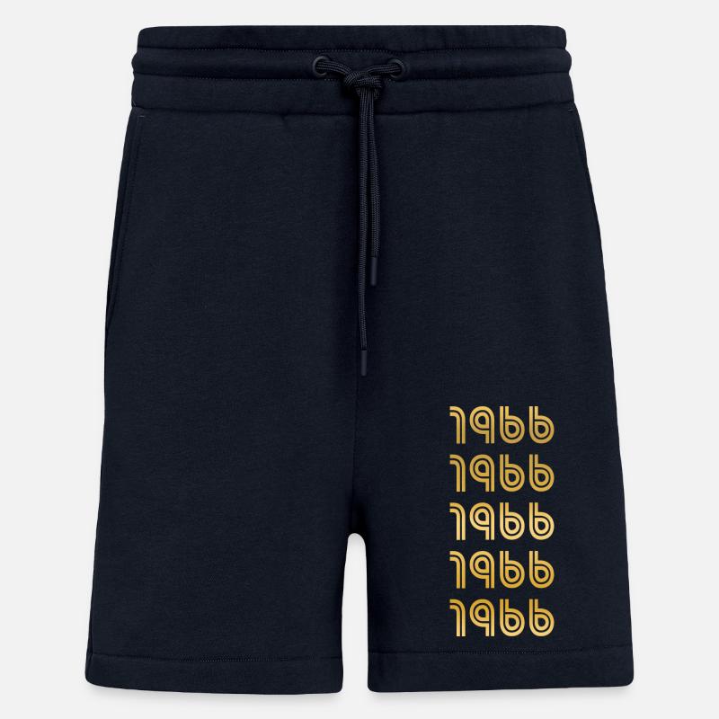 Année 1966 - Short bio décontracté fabriqué en UE - DARK NAVY