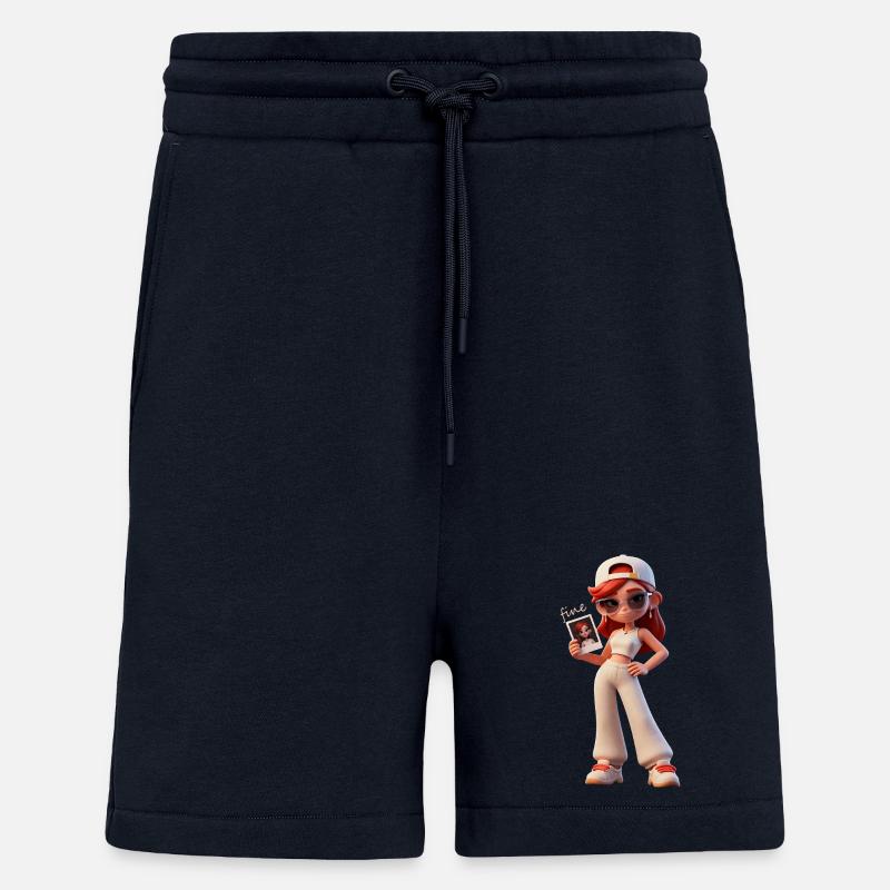 Selfie-Stil Trendheldin - Shorts - made by SPREAD - DARK NAVY