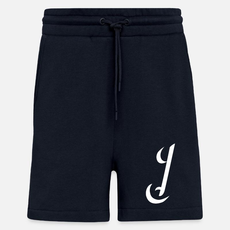 Letter J, Name, der Buchstabe J - Shorts - made by SPREAD - DARK NAVY