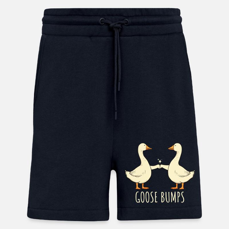 Goose Bumps Gänse Spruch - Shorts - made by SPREAD - DARK NAVY