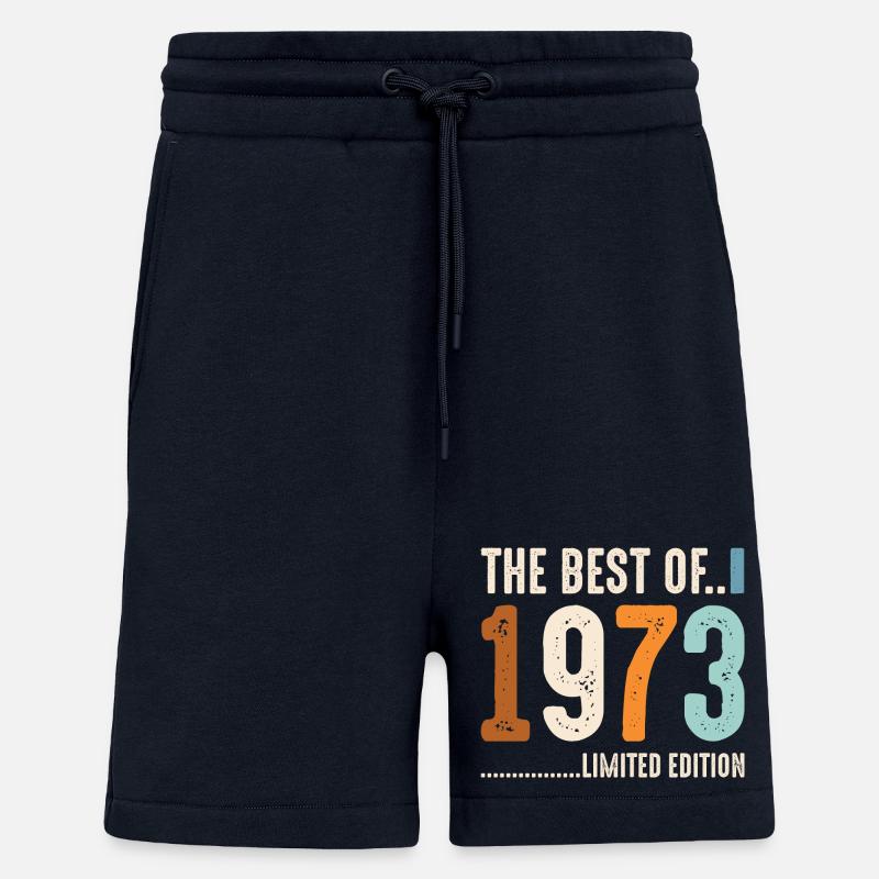 Meilleur de 1973 Édition Limitée - Short bio décontracté fabriqué en UE - DARK NAVY