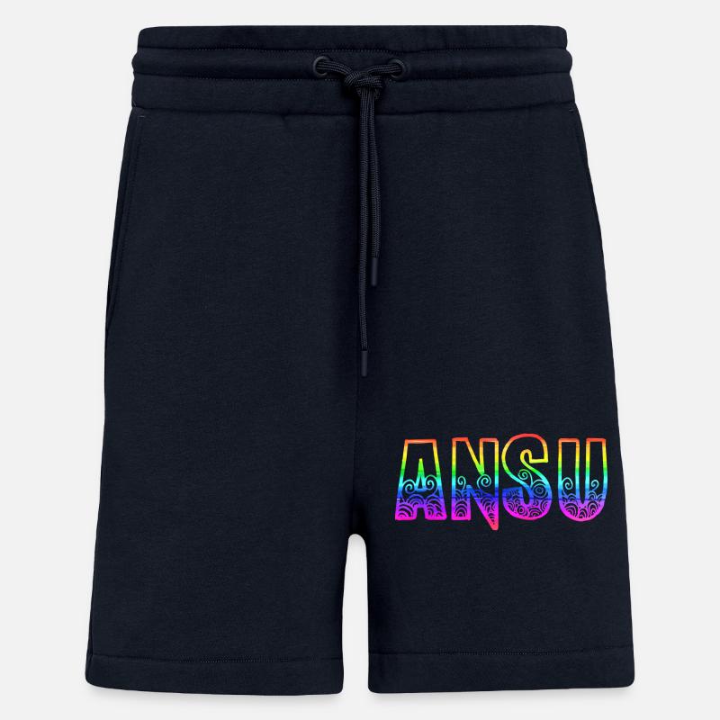 ansu rs regenbogen - Shorts - made by SPREAD - DARK NAVY