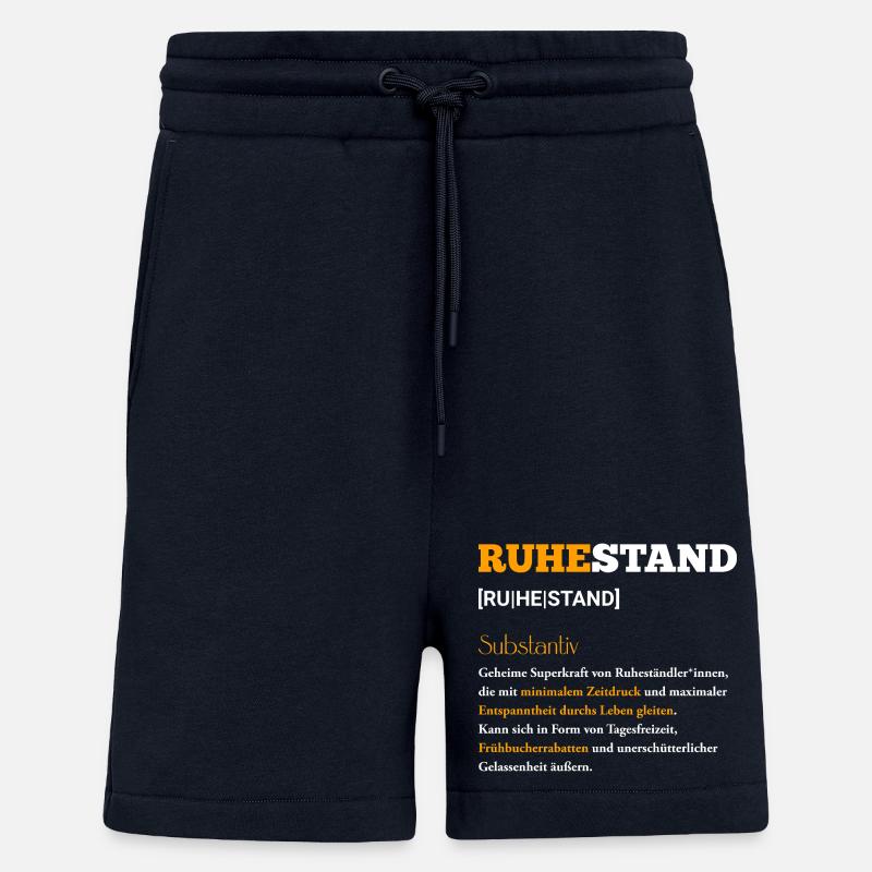 Retraite Pression temporelle minimale - Short bio décontracté fabriqué en UE - DARK NAVY