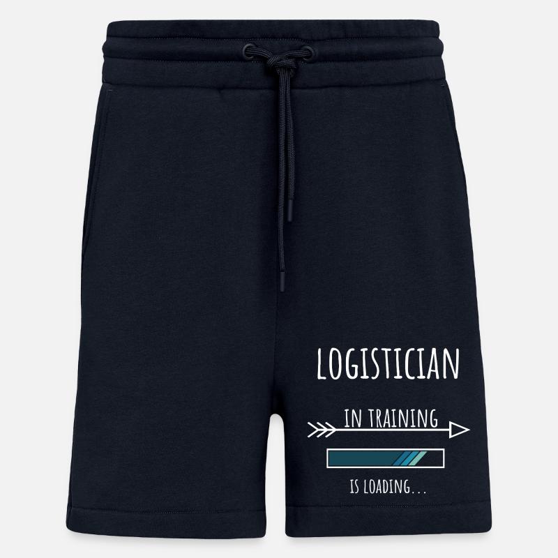 Logistician in Ausbildung Beruf Geschenk - Shorts - made by SPREAD - DARK NAVY