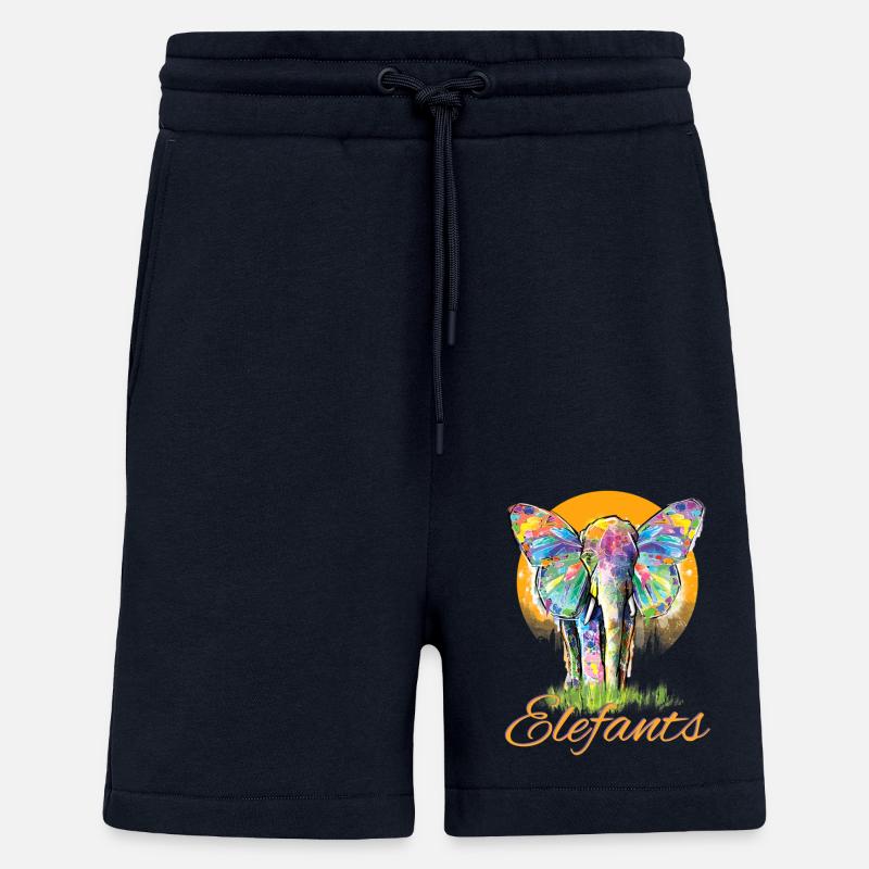 Elefant - Safari Tshirt - Shorts - made by SPREAD - DARK NAVY