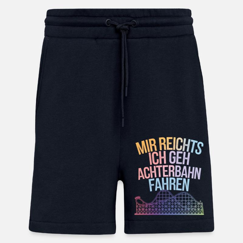 Achterbahn Freizeitpark Roller Coaster - Shorts - made by SPREAD - DARK NAVY