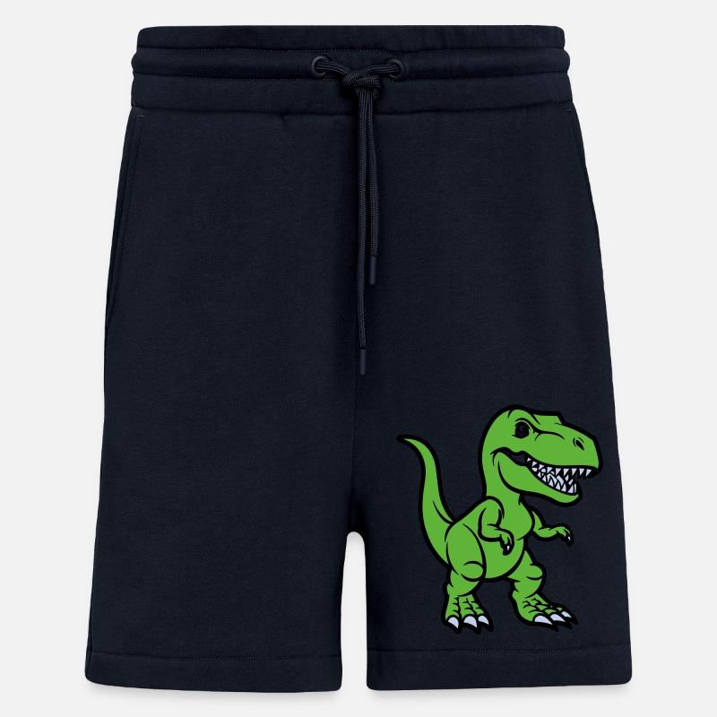 T Rex Comic dinosaurier - Shorts - made by SPREAD - DARK NAVY