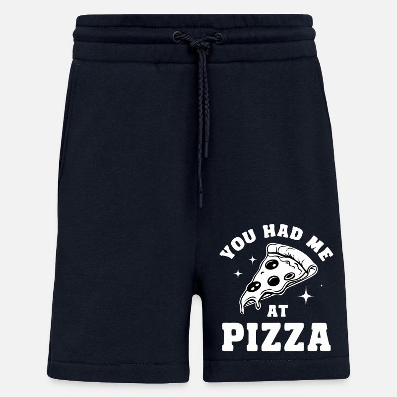 Pizza Italie Restauration rapide - Short bio décontracté fabriqué en UE - DARK NAVY