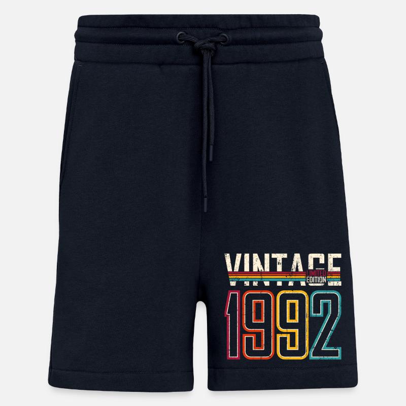 Millésime 1992 Edition Limitée - Short bio décontracté fabriqué en UE - DARK NAVY