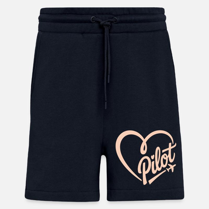 Pilot und Flugzeug - Shorts - made by SPREAD - DARK NAVY