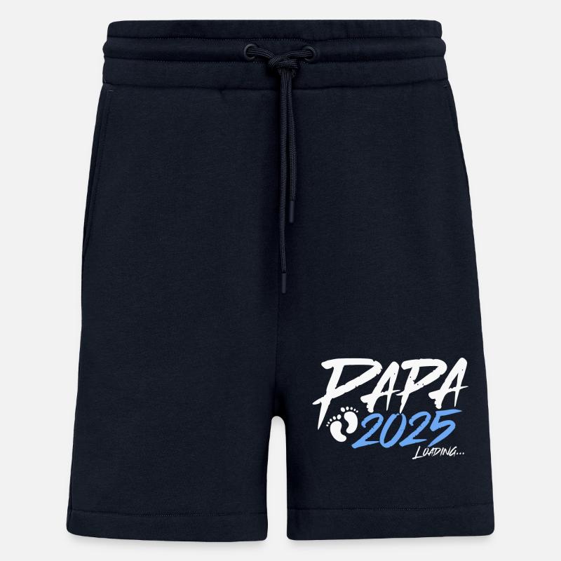 Papa 2025 loading - Shorts - made by SPREAD - DARK NAVY