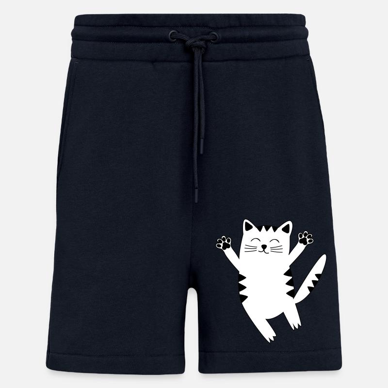 cat - Shorts - made by SPREAD - DARK NAVY