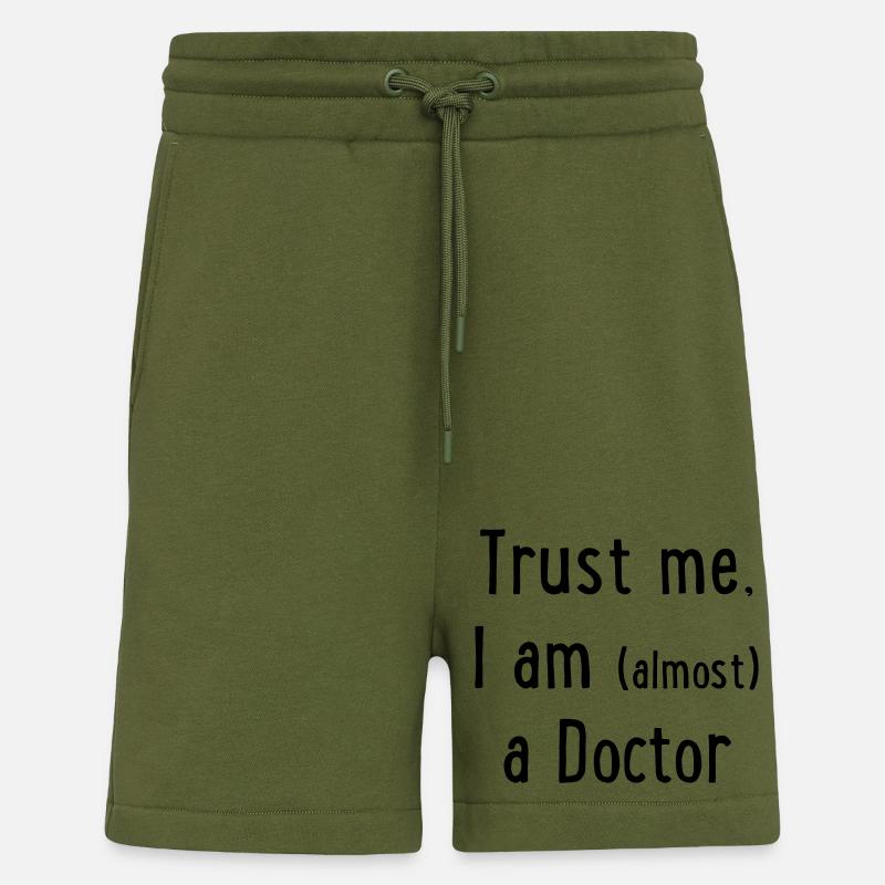 Médecin - Short bio décontracté fabriqué en UE - MOSS GREEN