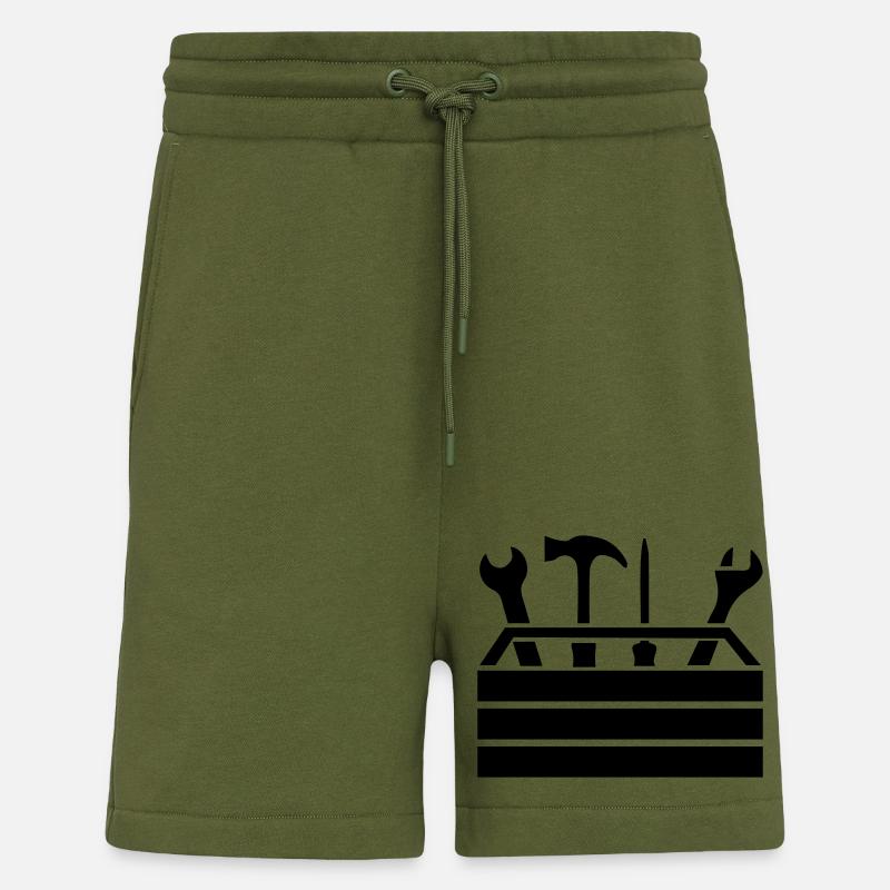 Tools Workshop Toolbox 1 - Shorts - made by SPREAD - MOSS GREEN