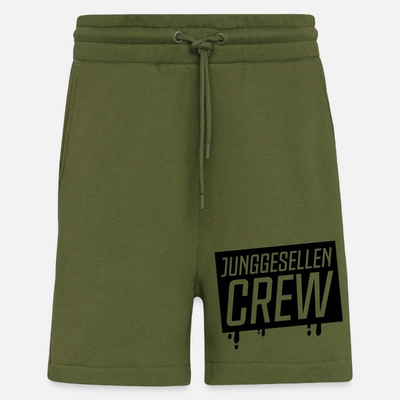 junggesellen crew - Shorts - made by SPREAD - MOSS GREEN