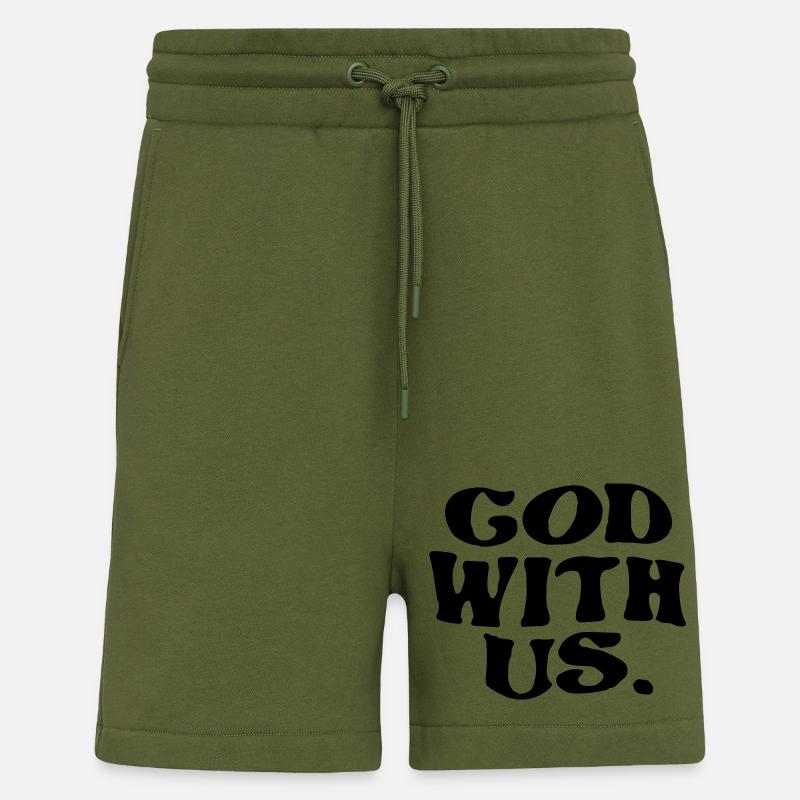 Gott sei mit uns - Shorts - made by SPREAD - MOSS GREEN