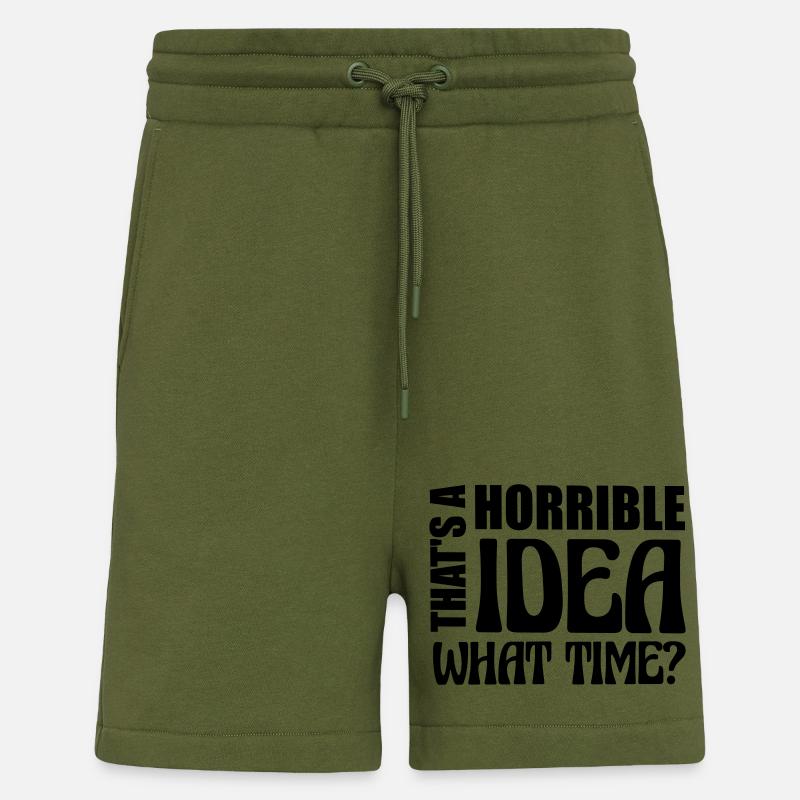 Thats a horrible Idea - Shorts - made by SPREAD - MOSS GREEN