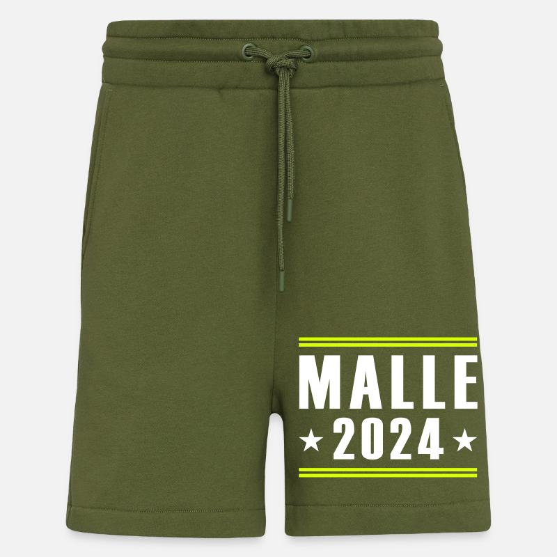 Malle 2024 - Short bio décontracté fabriqué en UE - MOSS GREEN