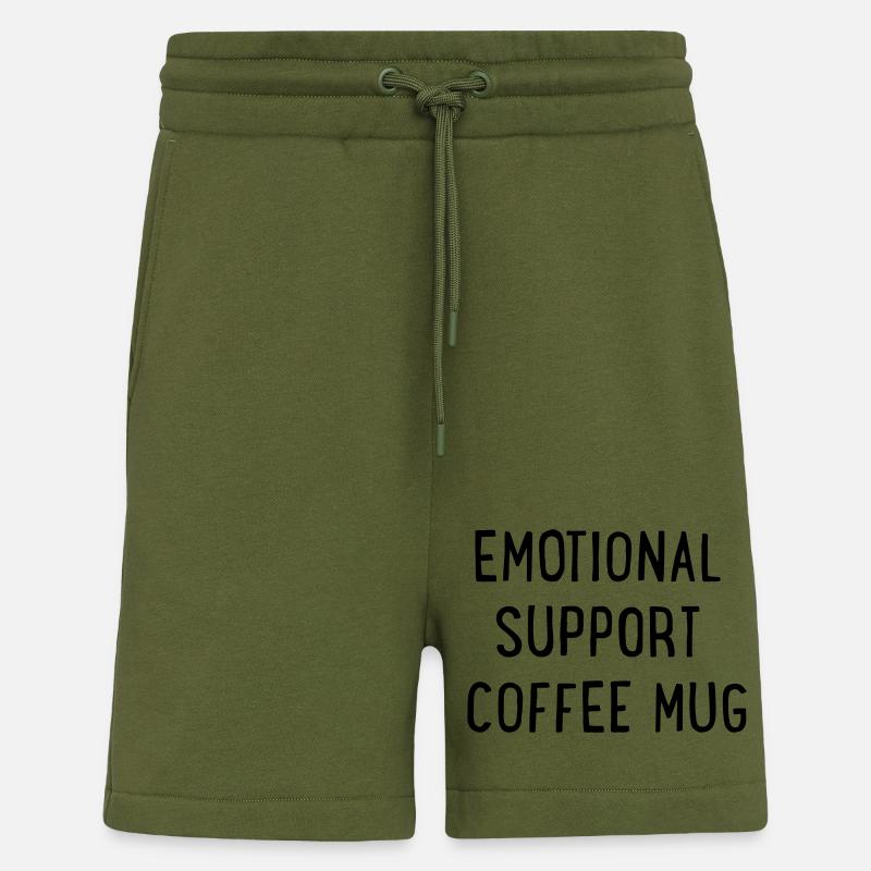 Emotional Support Coffee Mug - Shorts - made by SPREAD - MOSS GREEN