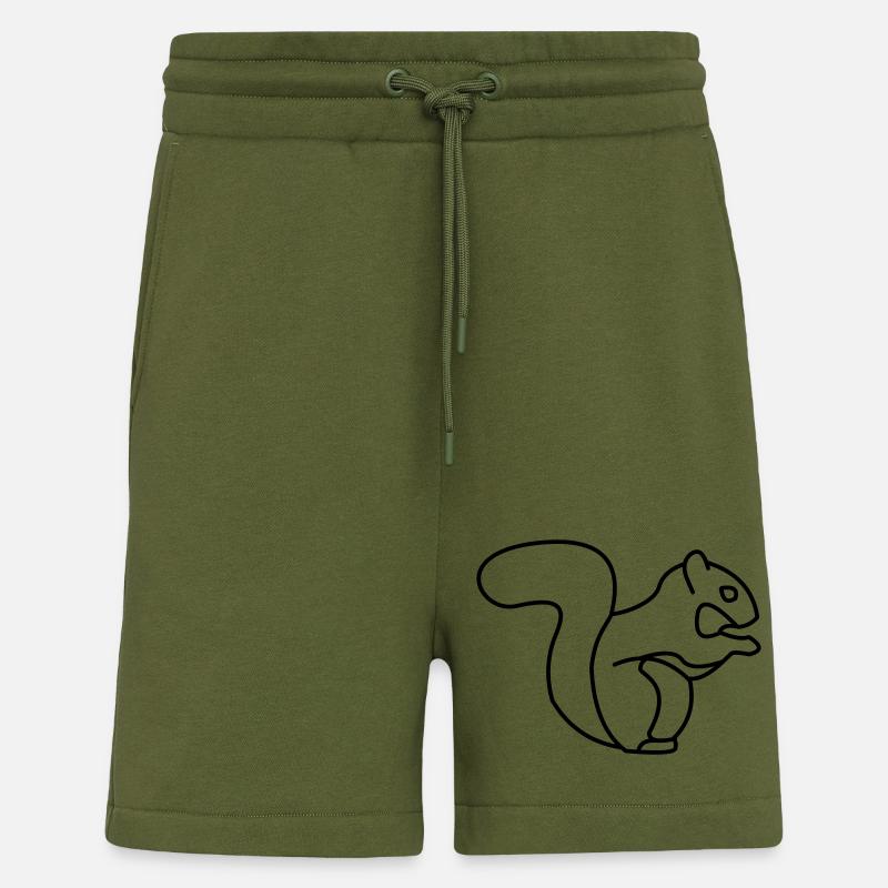 Eichhörnchen - Shorts - made by SPREAD - MOSS GREEN
