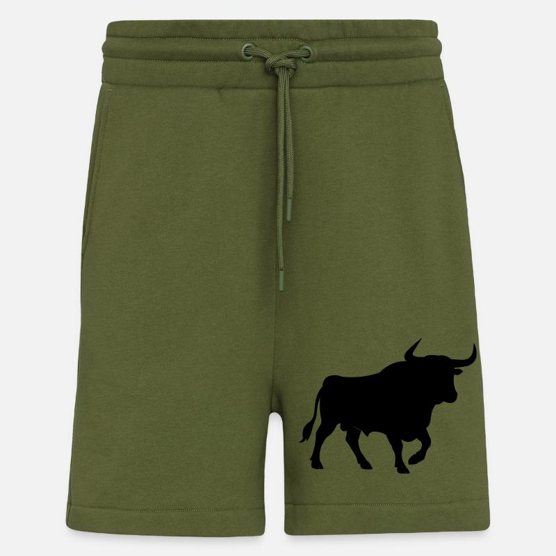 bull - Shorts - made by SPREAD - MOSS GREEN