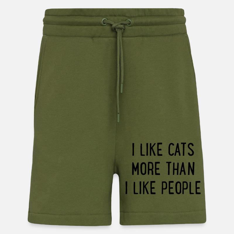 Félin - Short bio décontracté fabriqué en UE - MOSS GREEN