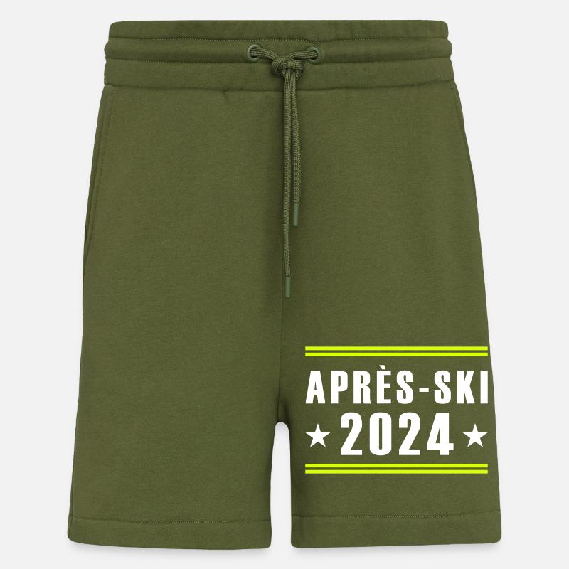 Après-ski 2024 - Short bio décontracté fabriqué en UE - MOSS GREEN