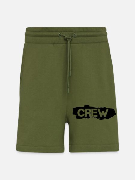 crew - Shorts - made by SPREAD - MOSS GREEN