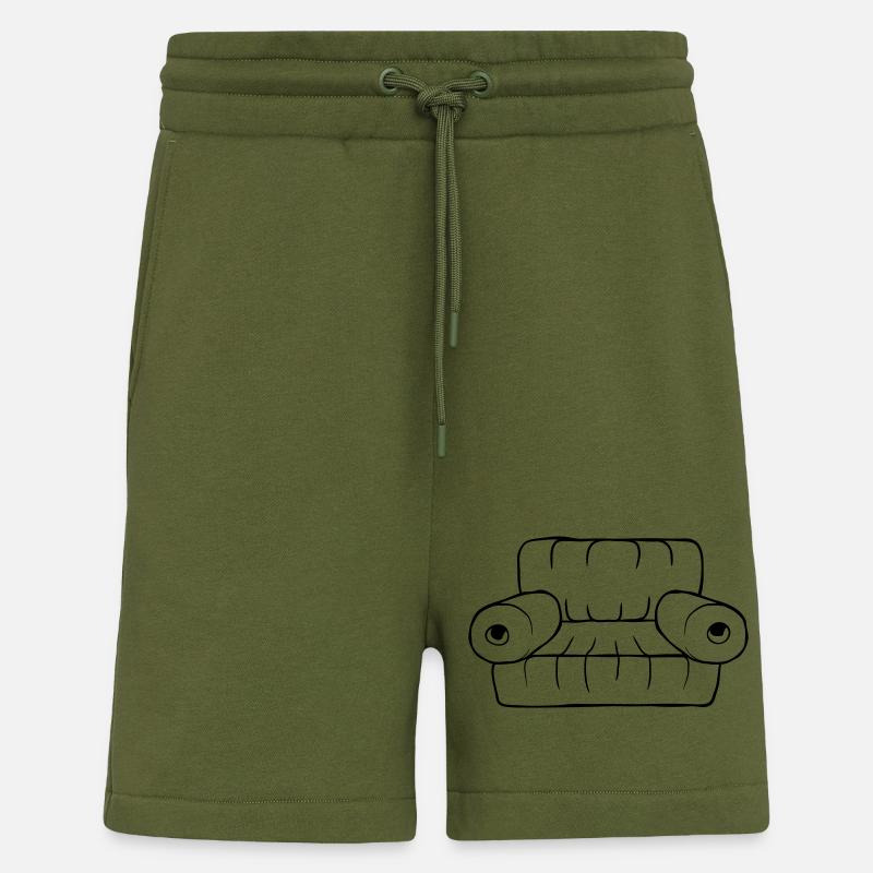 Couch Sofa Wohnzimmer Möbel - Shorts - made by SPREAD - MOSS GREEN